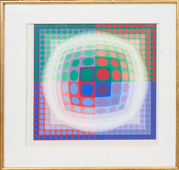 VICTOR VASARELY, serigrafi, signerad och numrerad 24/267.