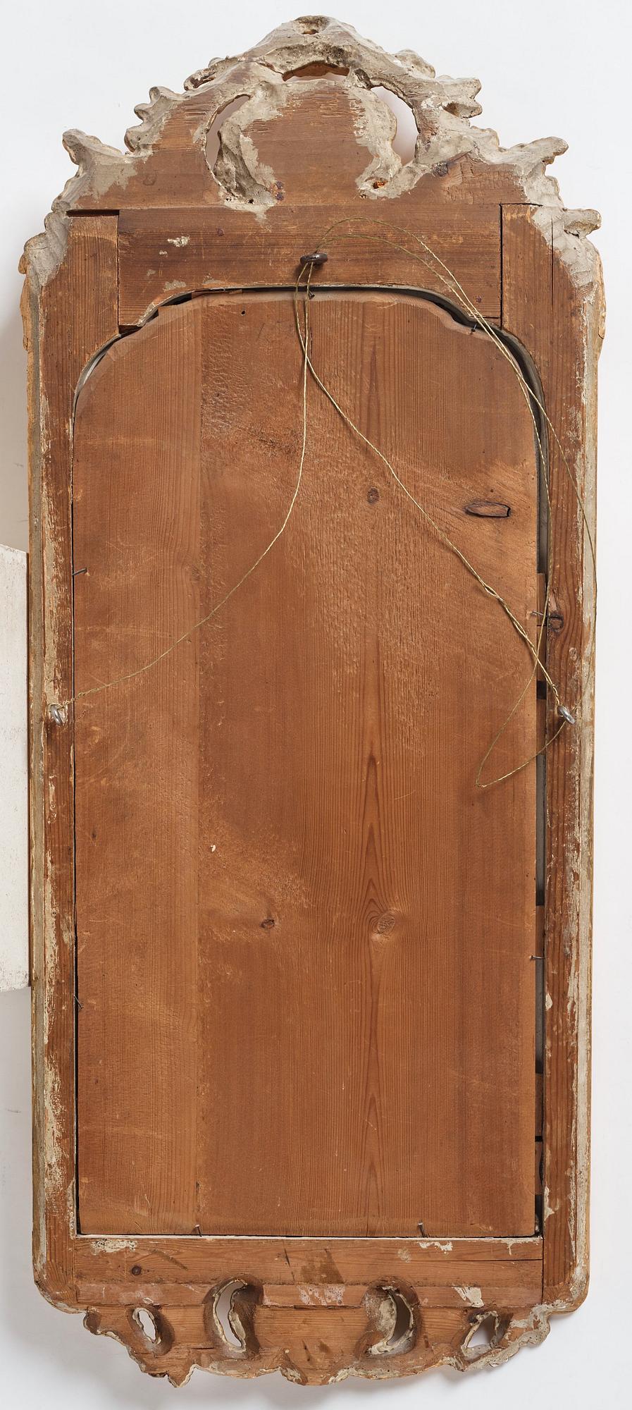 A Swedish Rococo mirror.
