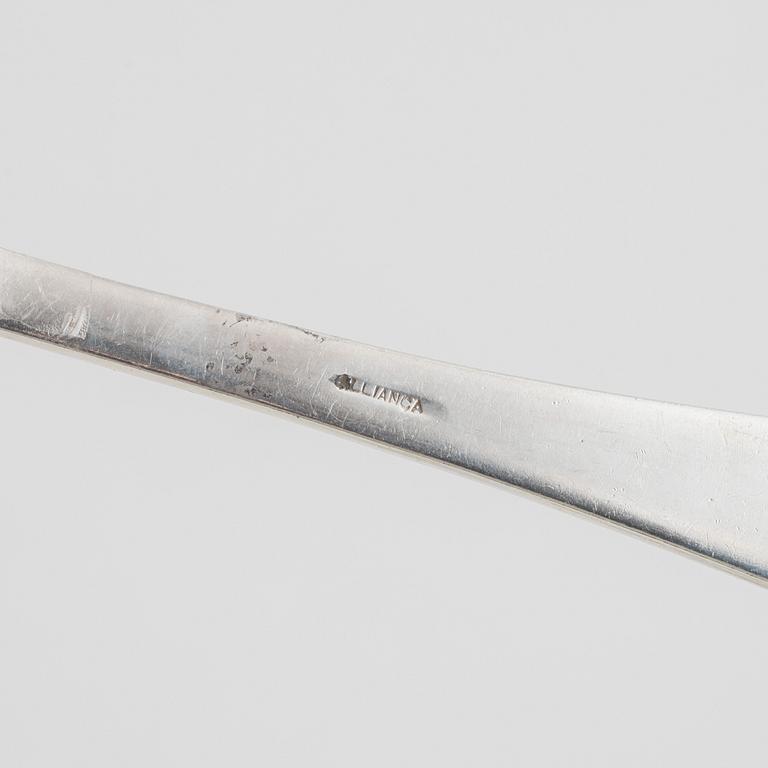 Bestickservis, 143 delar, silver, Portugal, efter 1933, silver 833.