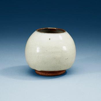 A pale lavender blue Chün water pot, Song/Yuan dynasty.