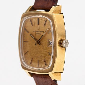 Eterna-Matic, 2002, wristwatch, 34 x 34 mm.