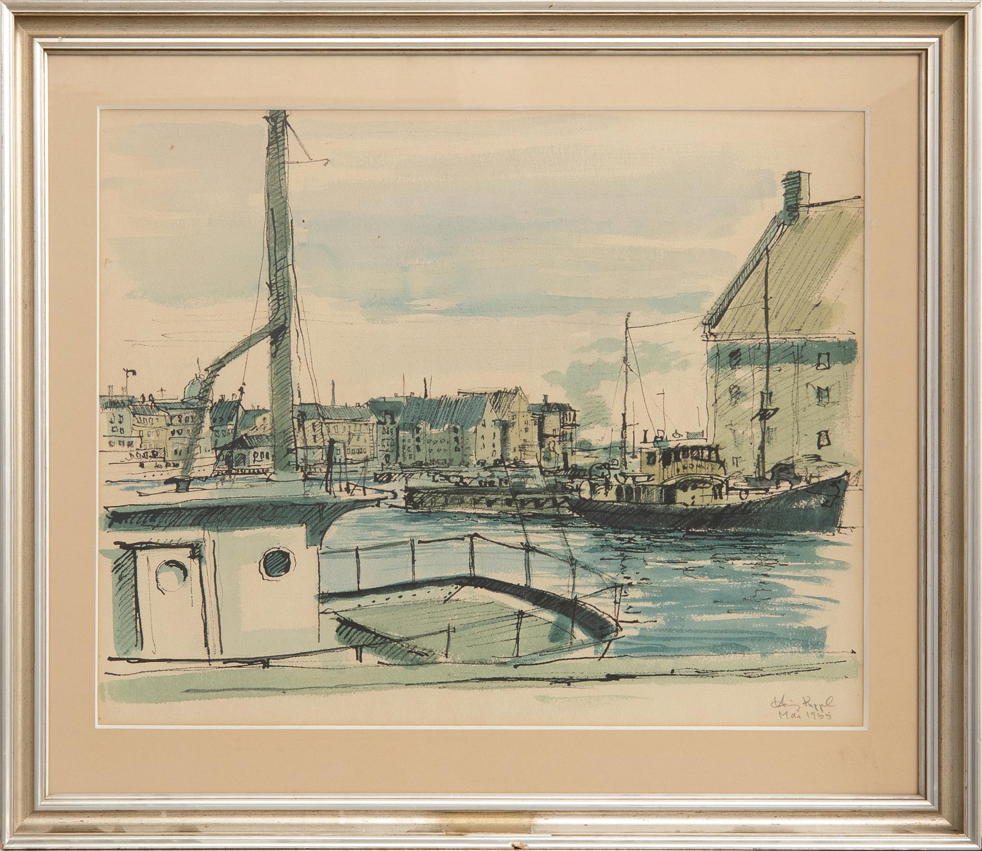 Henning Koppel, Boats in Harbour.