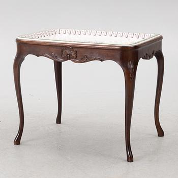 A Rococo-style tea table, Rörstrand, Sweden, 1910's.