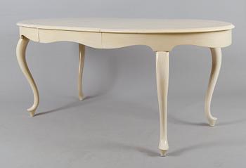 MATSALSMÖBEL, 7 delar, rokokostil, 1900-talets första hälft.