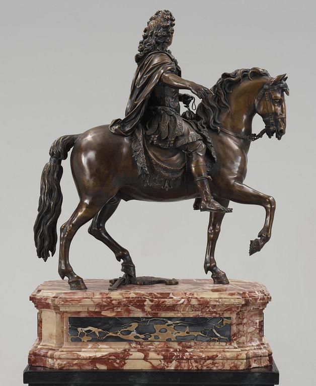 Pietro Sormani, Equestrian sculpture with Louis XIV.