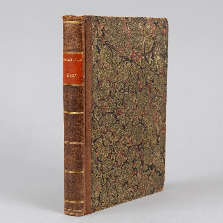 ”Resa til Italien”, med 38 handkolorerade planscher.