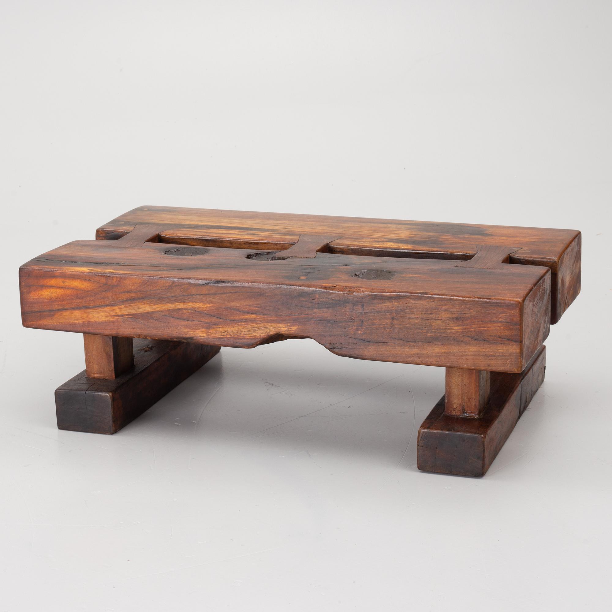 Tae Yeob Kim, a coffee table, 'Two Thick Pieces Coffee Table', Dwellers Furniture, Stockholm, 2016.