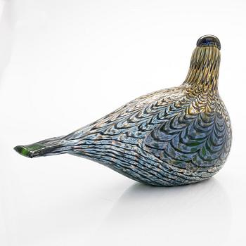 Oiva Toikka, a 'Goose' glass bird, signed O. Toikka Nuutajärvi 1687/2000.