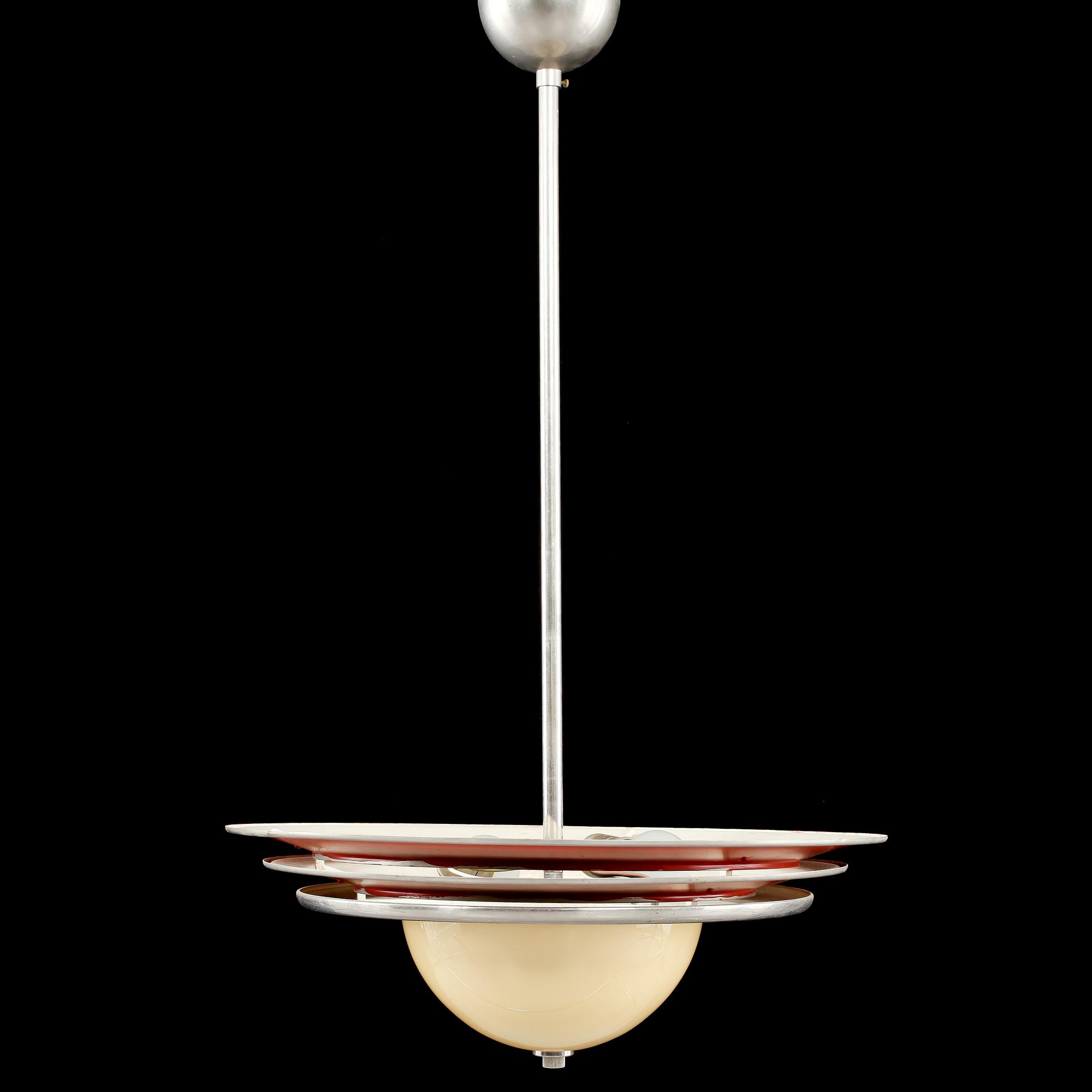 TAKLAMPA, 1930/40-tal. Höjd 85 cm.