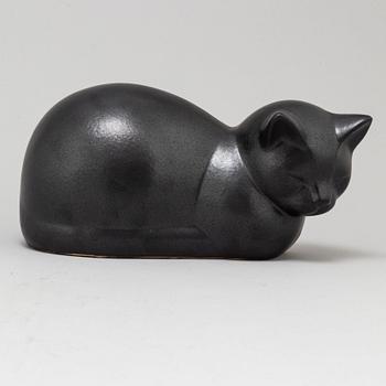 LISA LARSON, a 'Moses' cat stoneware figurine from K-studion, Gustavsberg.
