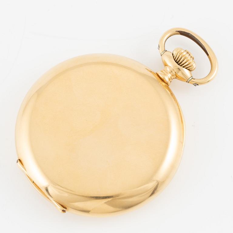 Fickur, Zenith, 18K guld, savonett, 51 mm.