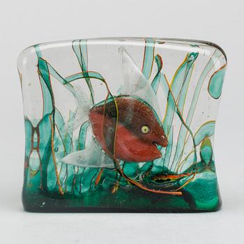 A GINO CENEDESE MURANO GLASS SCULPTURE.