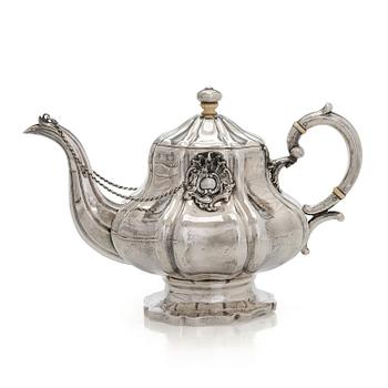 Jakob Wiberg, tekanna, silver. Moskva 1848.