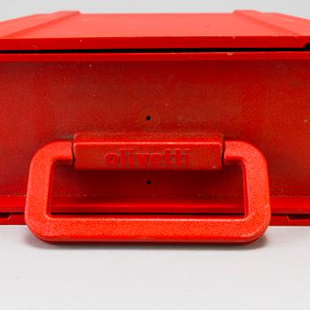 SKRIVMASKIN, "Valentine", Perry King samt Ettore Sottsass, Olivetti, formgiven 1968.