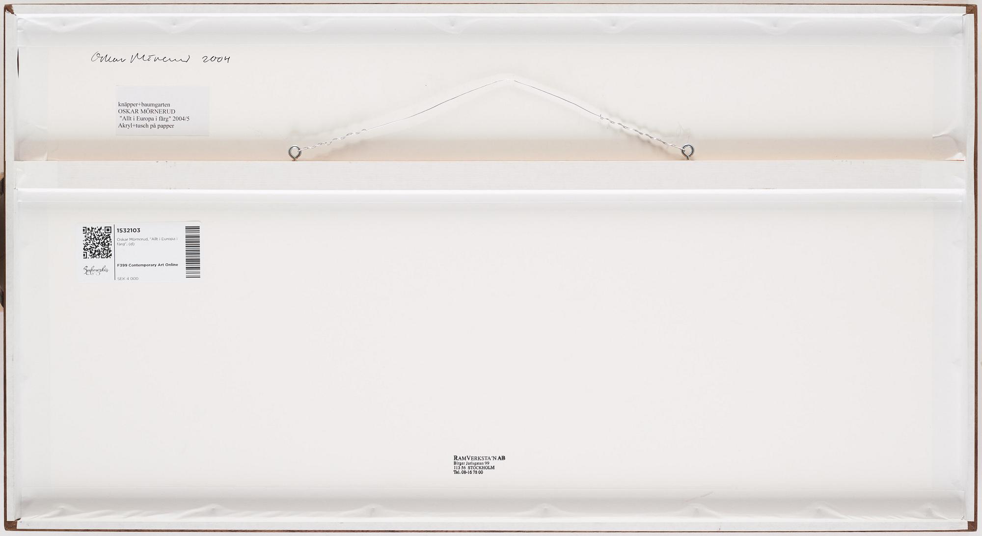 Oskar Mörnerud, "Allt i Europa i färg".