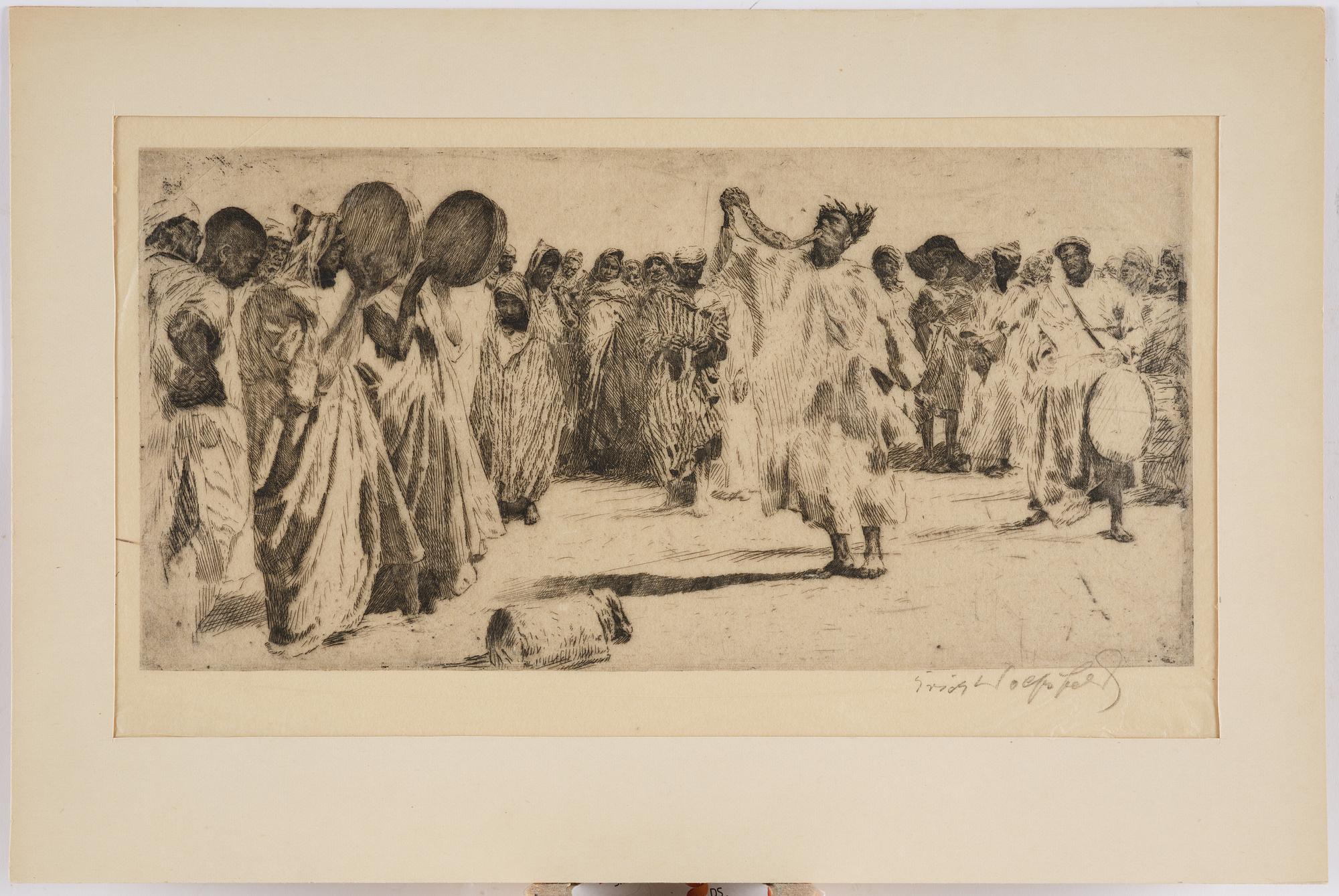 Erich Wolfsfeld, Snake Dance, Marrakesh.