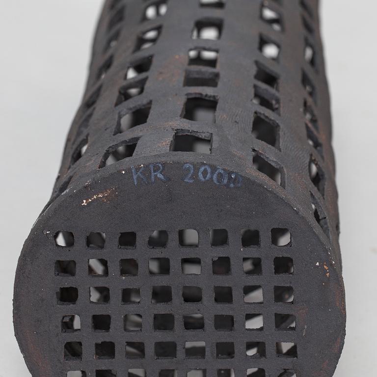Kristina Riska, a ceramic sculpture signed KR 2009.