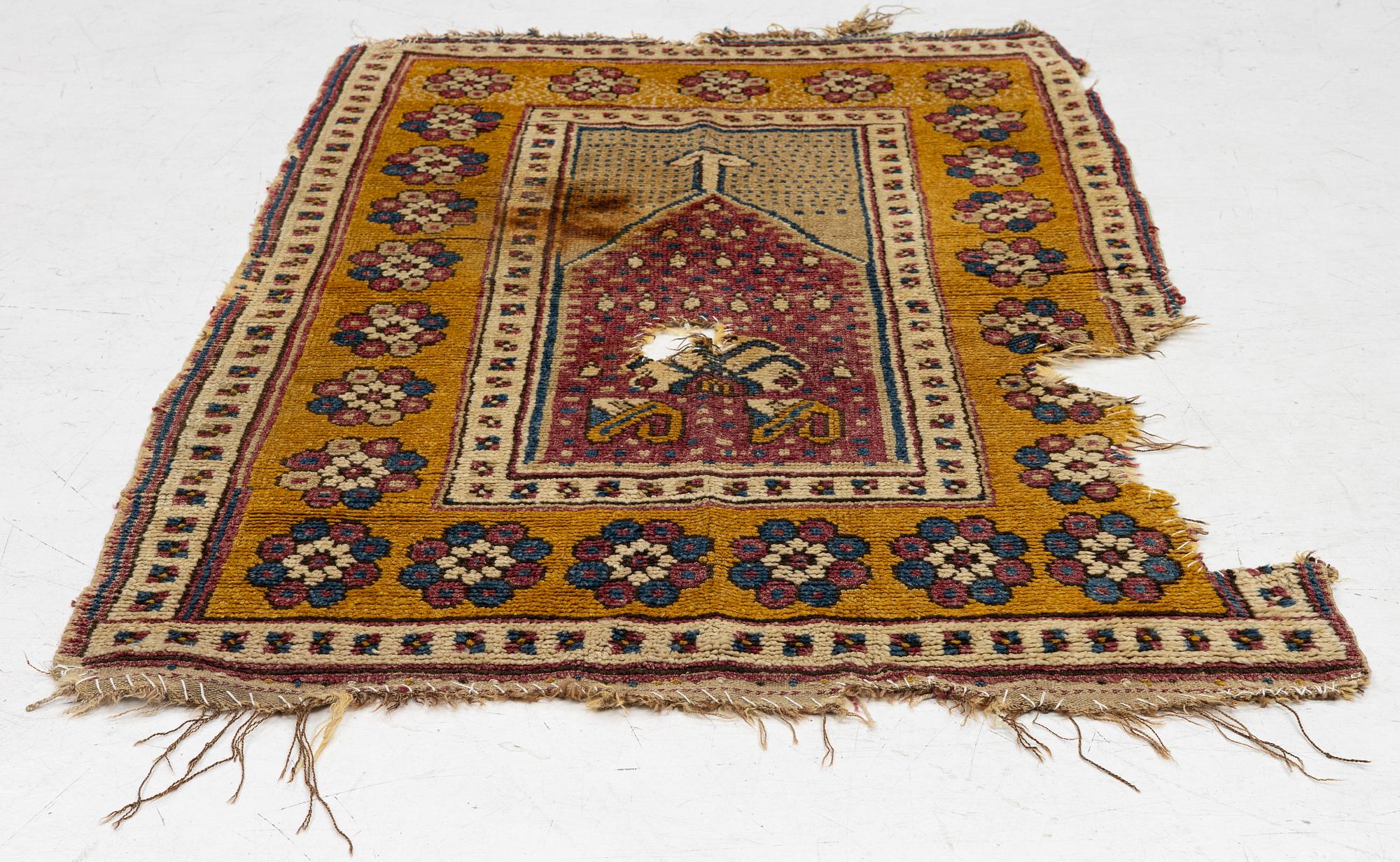 Fragment, antik Monastir,  Osmanska riket, ca 170 x 104 cm.