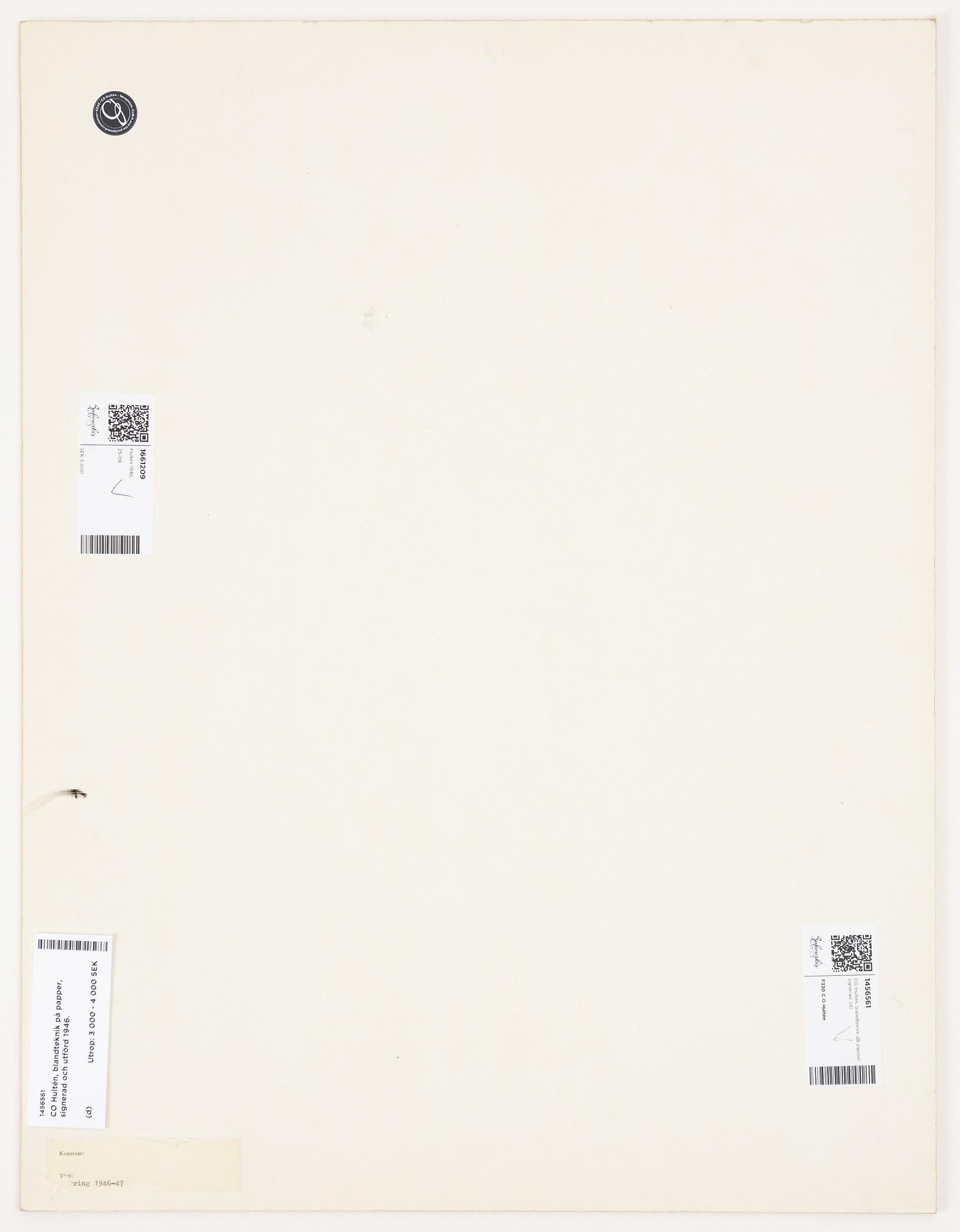 CO Hultén, Untitled.