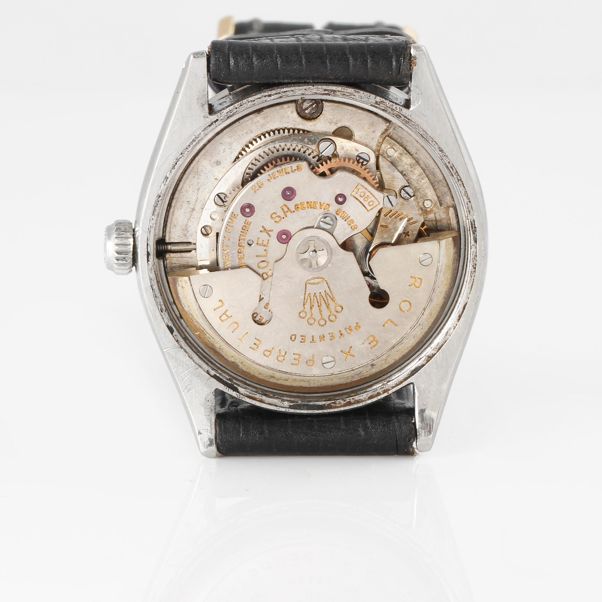 ARMBANDSUR, herr, stål, Rolex Oyster Perpetual.