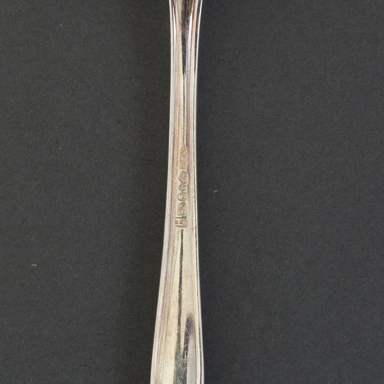 Silverbestick, 58 delar, "Chippendale".
