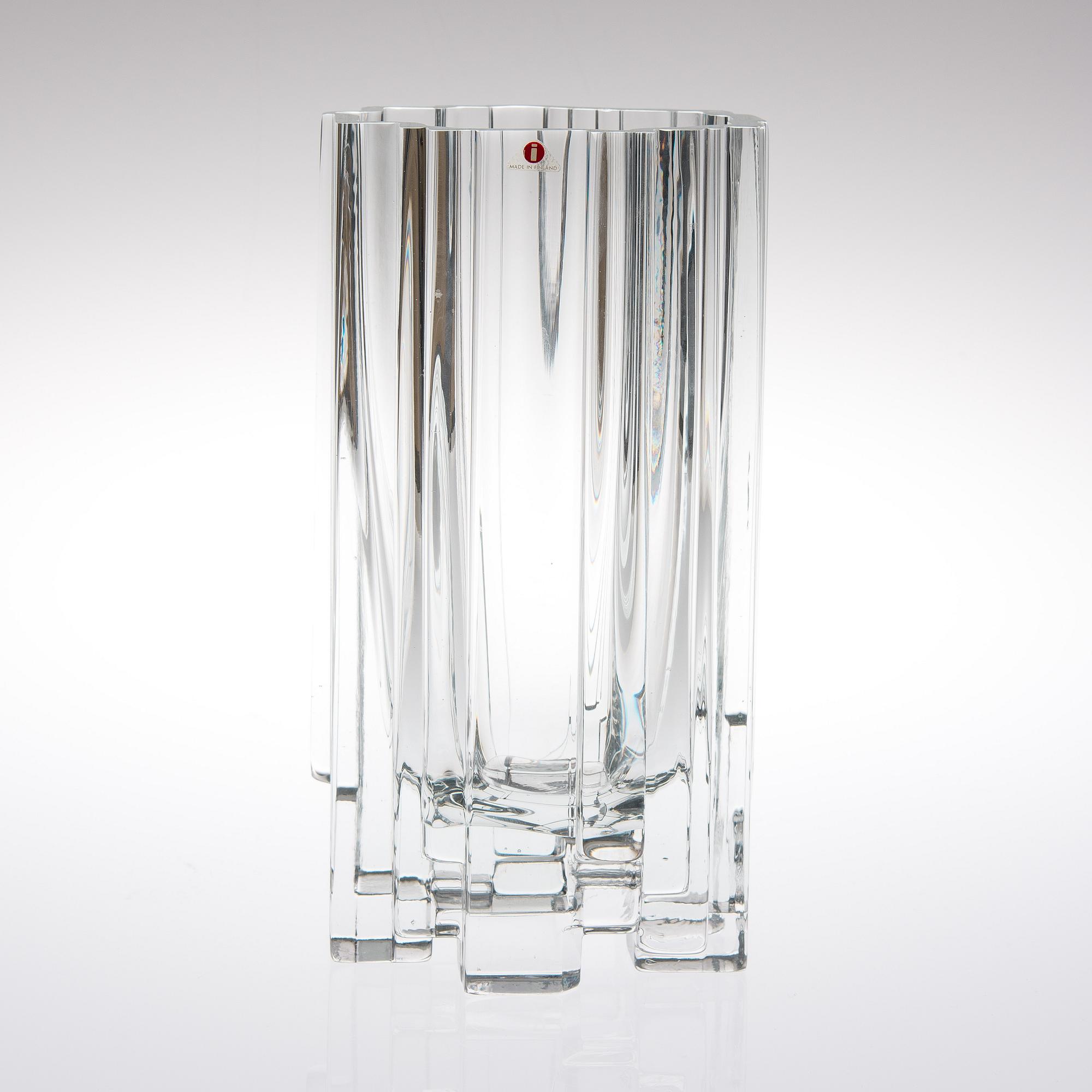 TAPIO WIRKKALA, VAS, glas, "Arcadia", signerad Tapio Wirkkala 3571.