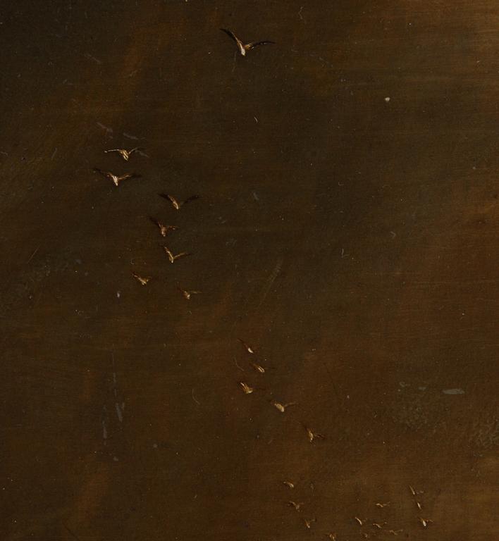 OKÄND KONSTNÄR, olja på pannå, trol 1800-talets första hälft.