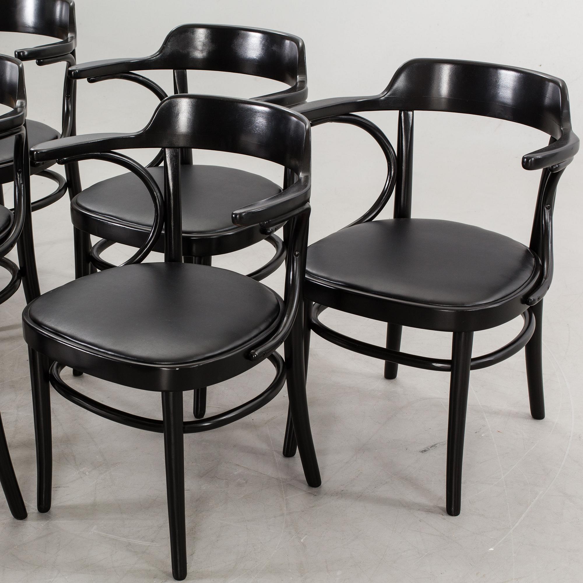 KARMSTOLAR, 6 st, "Cattelin" Gemla.