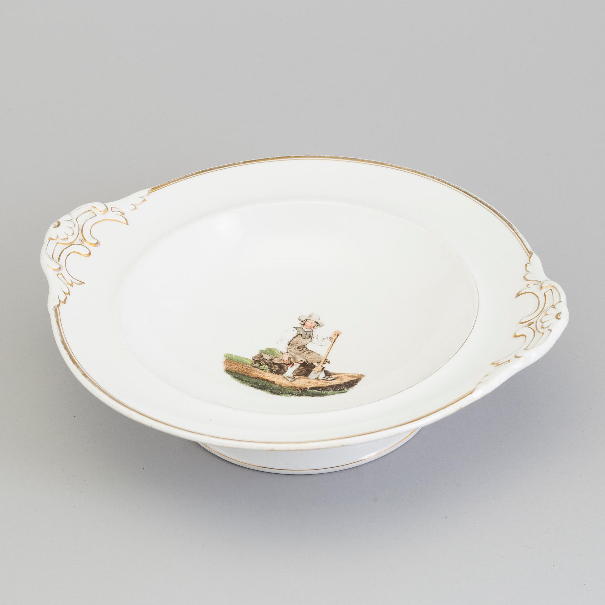 SERVIS, 51 delar, porslin, Rörstrand, svenska dräkter.