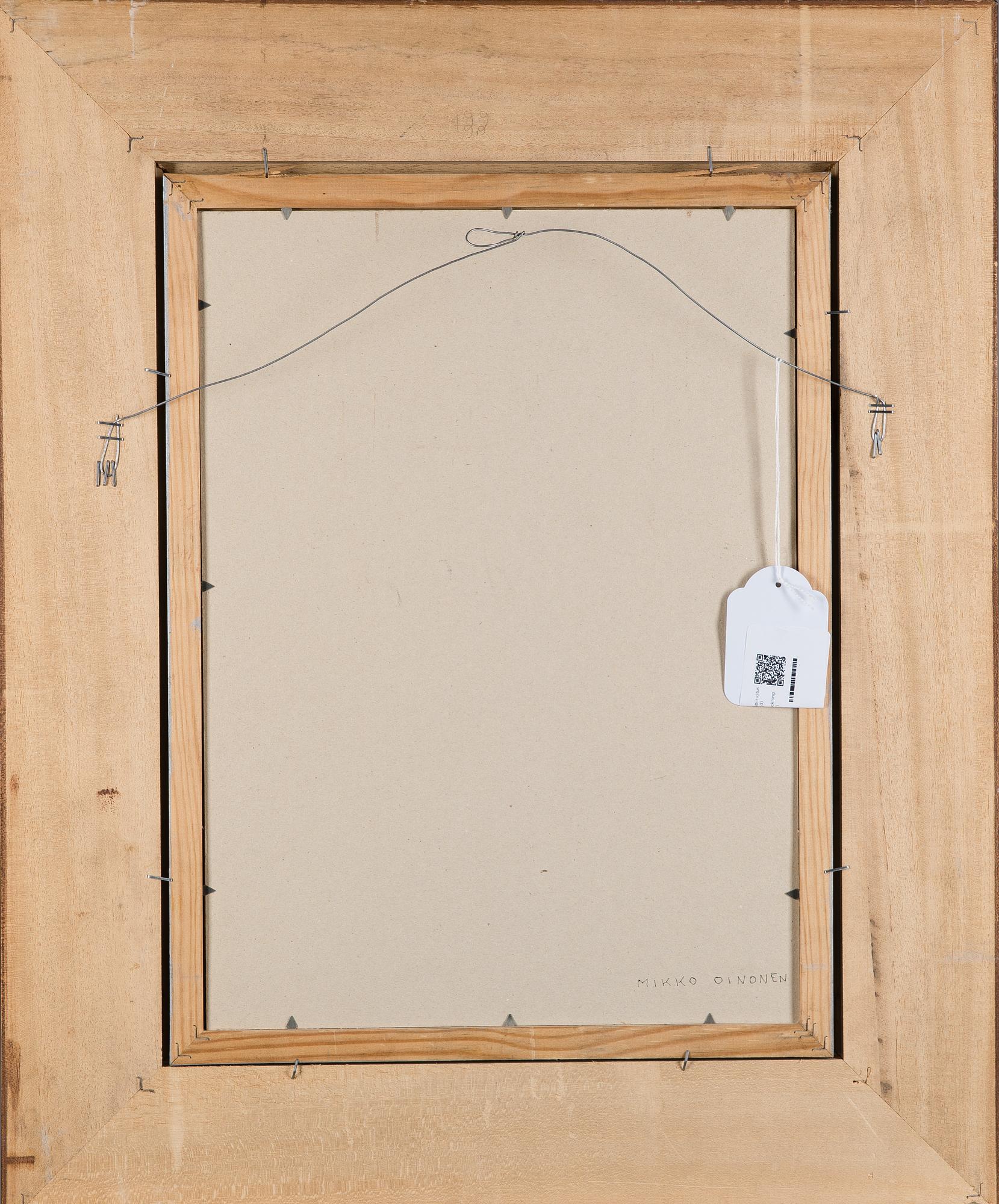 MIKKO OINONEN, blyertsteckning på papper, signerad M.O.