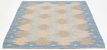 matta, rölakan, ca 224 x 159 cm, signerad KH GR.