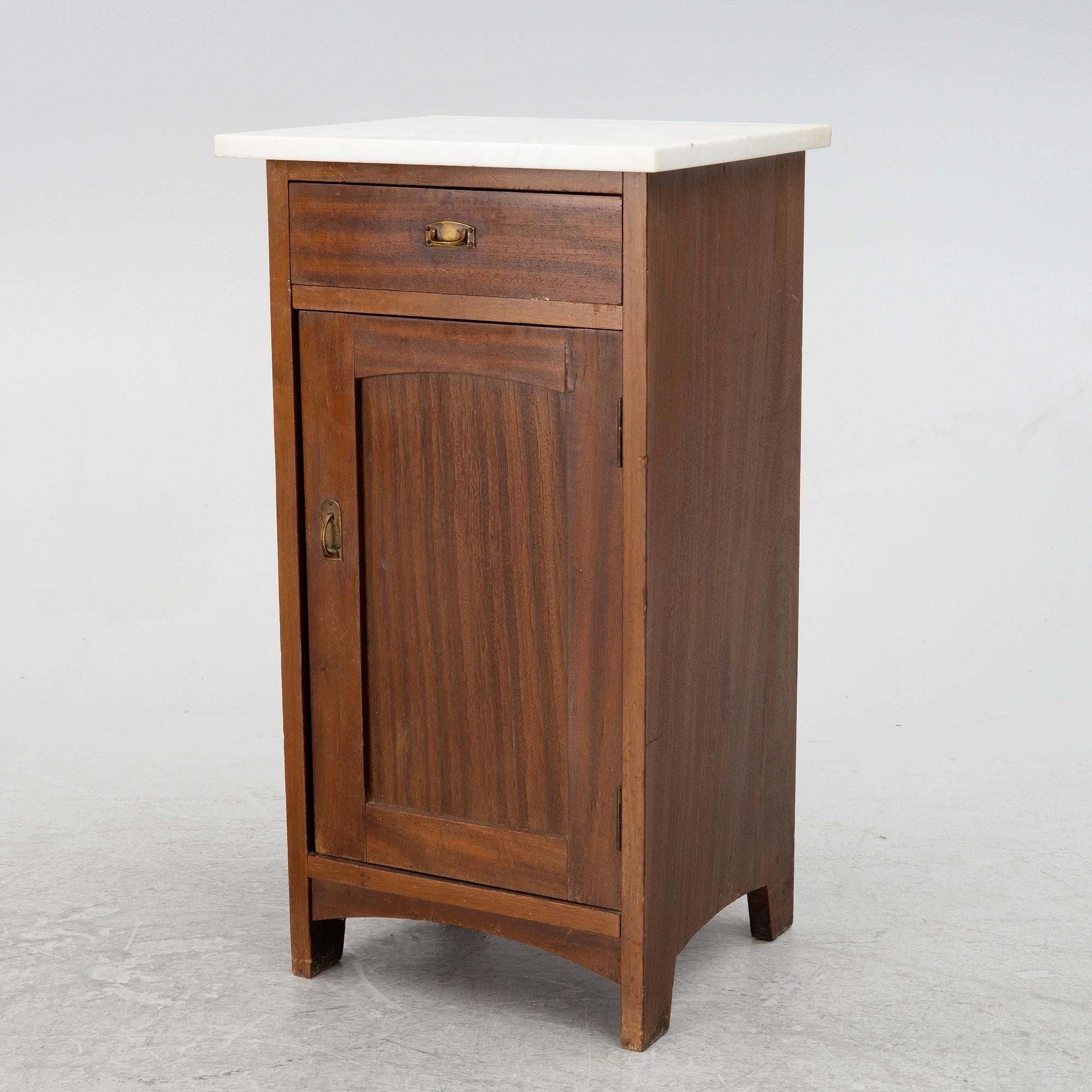 A bedside table, early 20th Century.