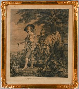 ANTONIS VAN DYCK 1599-1641, efter, gravyr, 1782.