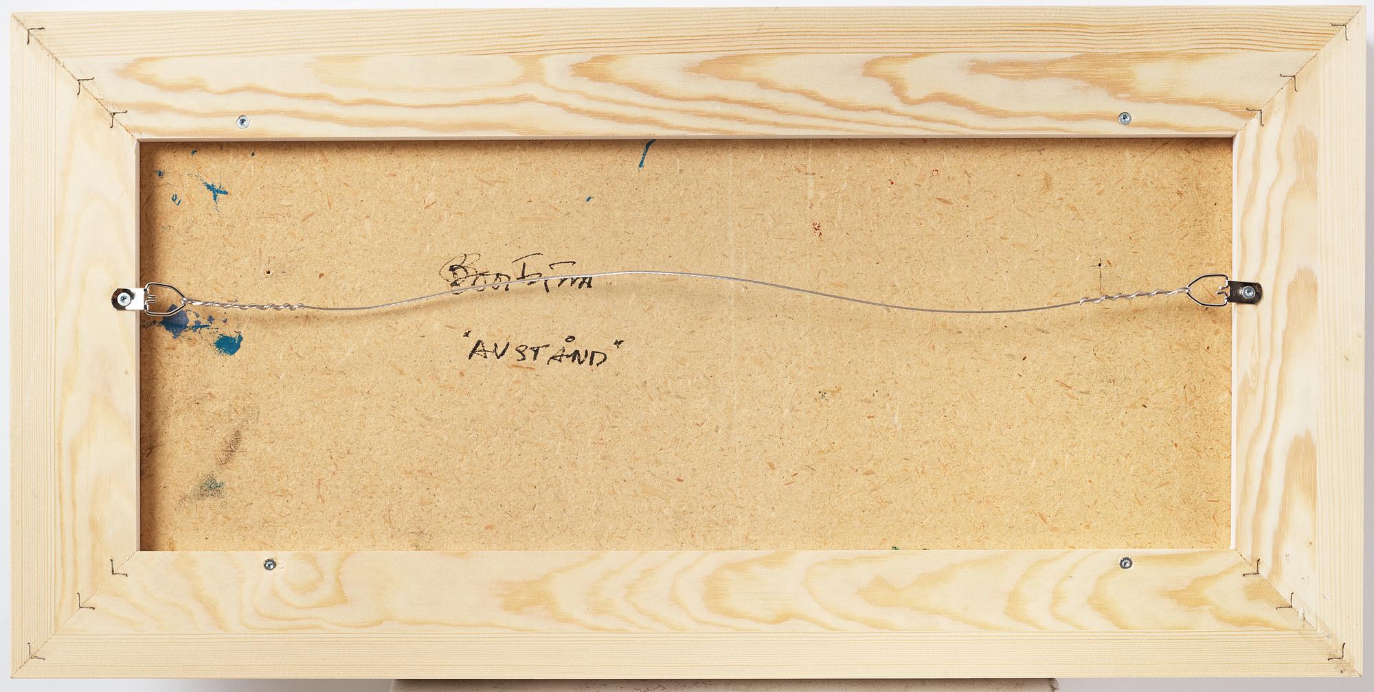 Harry Booström, oil on canvas, signed verso.