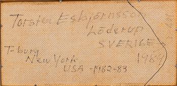 Torsten Esbjörnsson, oil on panel, signed a tergo and dated.