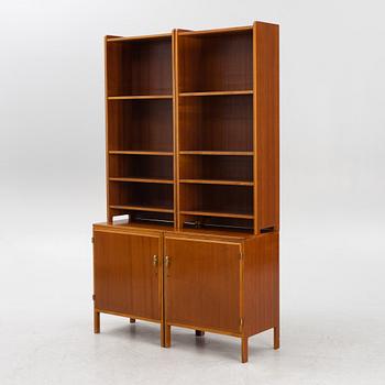 David Rosén, a pair of 'Futura' bookcases, Nordiska Kompaniet, 1950's.