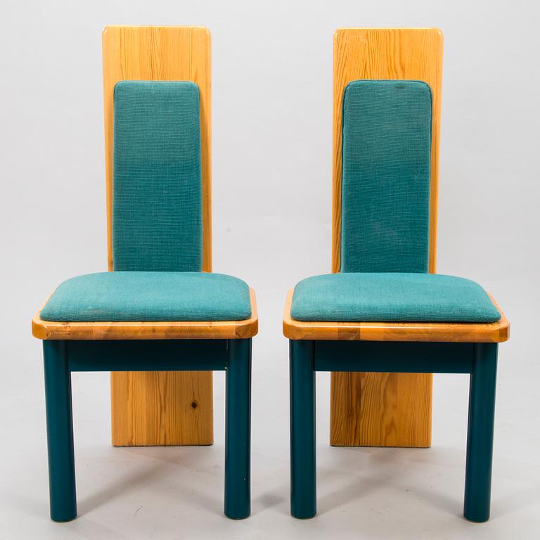 EERO AARNIO, Set of six early 1980's 'Viking' chairs for Polarisdesign.