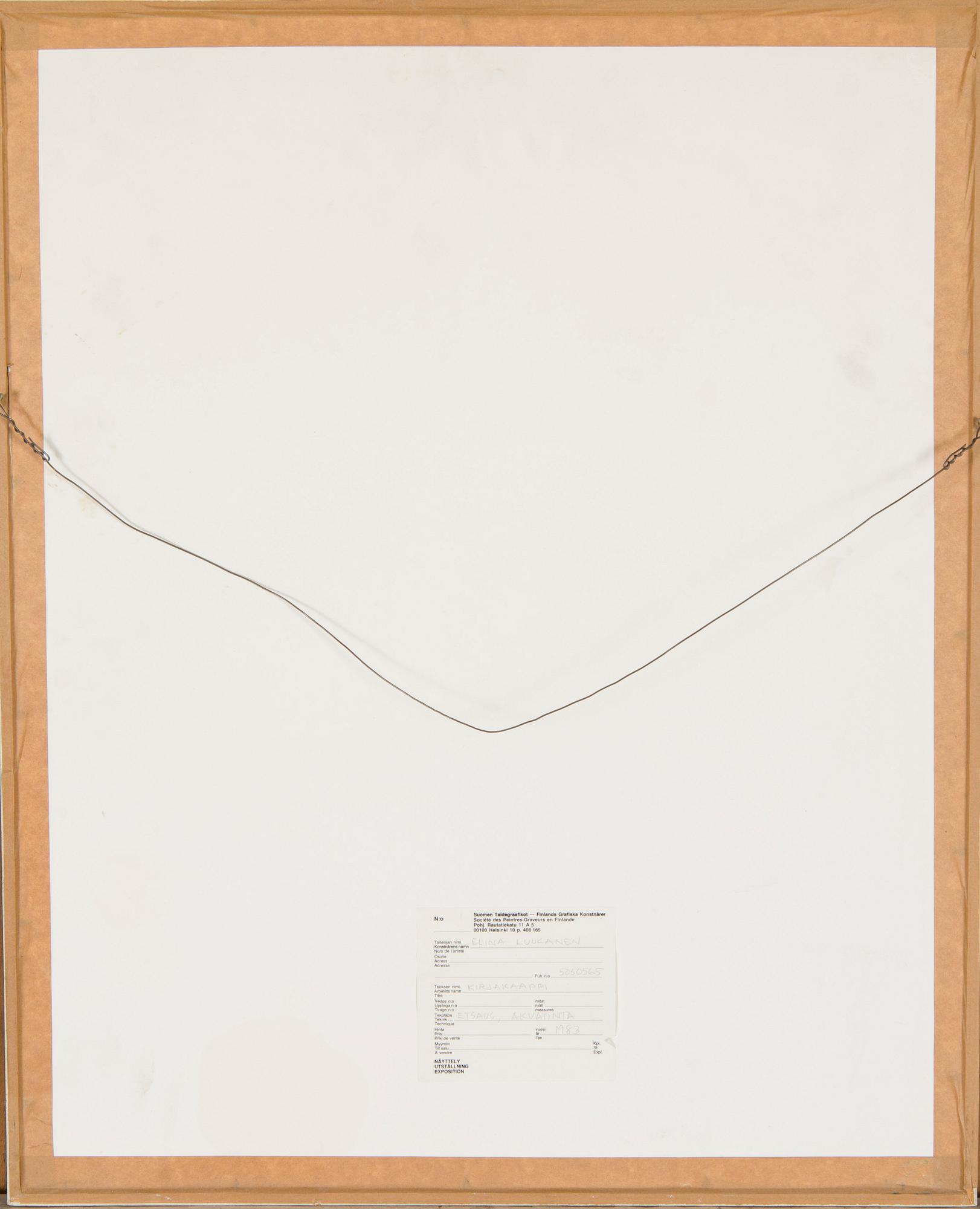 Elina Luukanen, "Bokskåp".