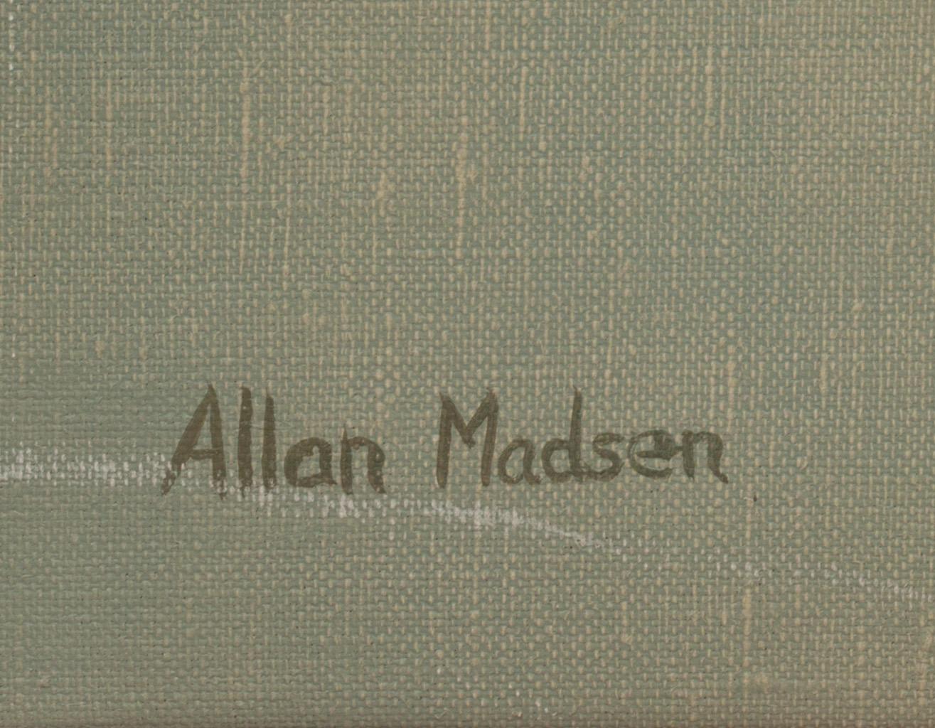 ALLAN MADSEN, olja på duk, signerad.