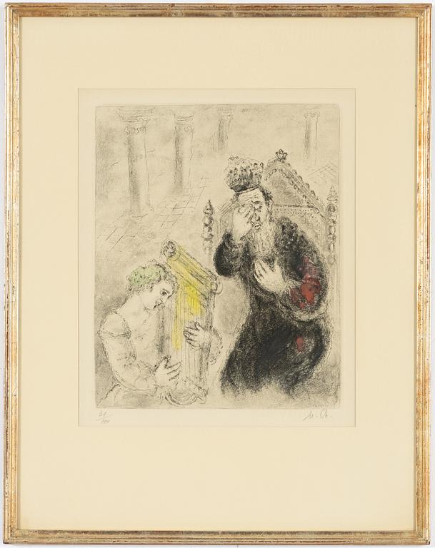 Marc Chagall, "Saül et David", from "La Bible".