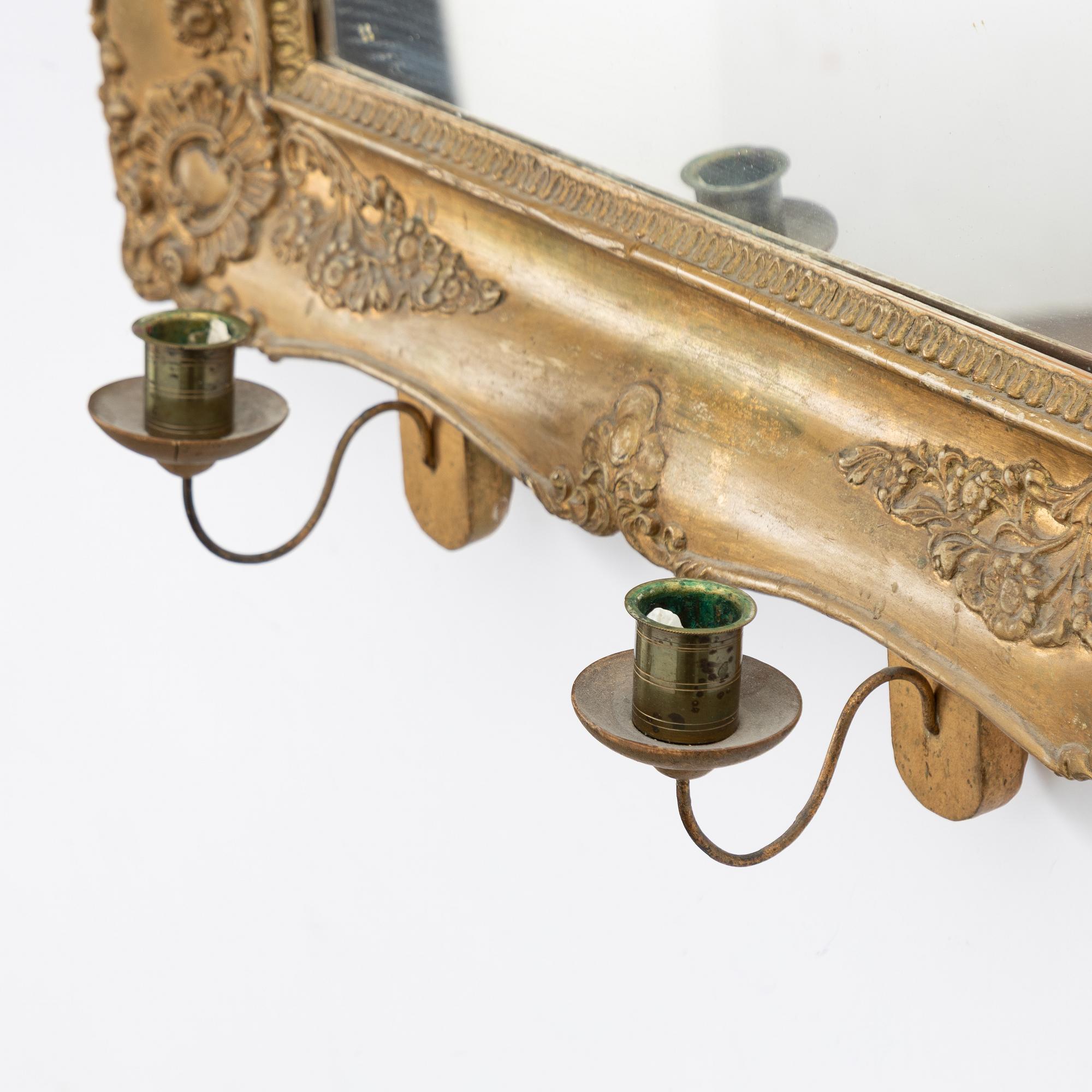 Mirror sconces, a pair, second half of the 19th century.