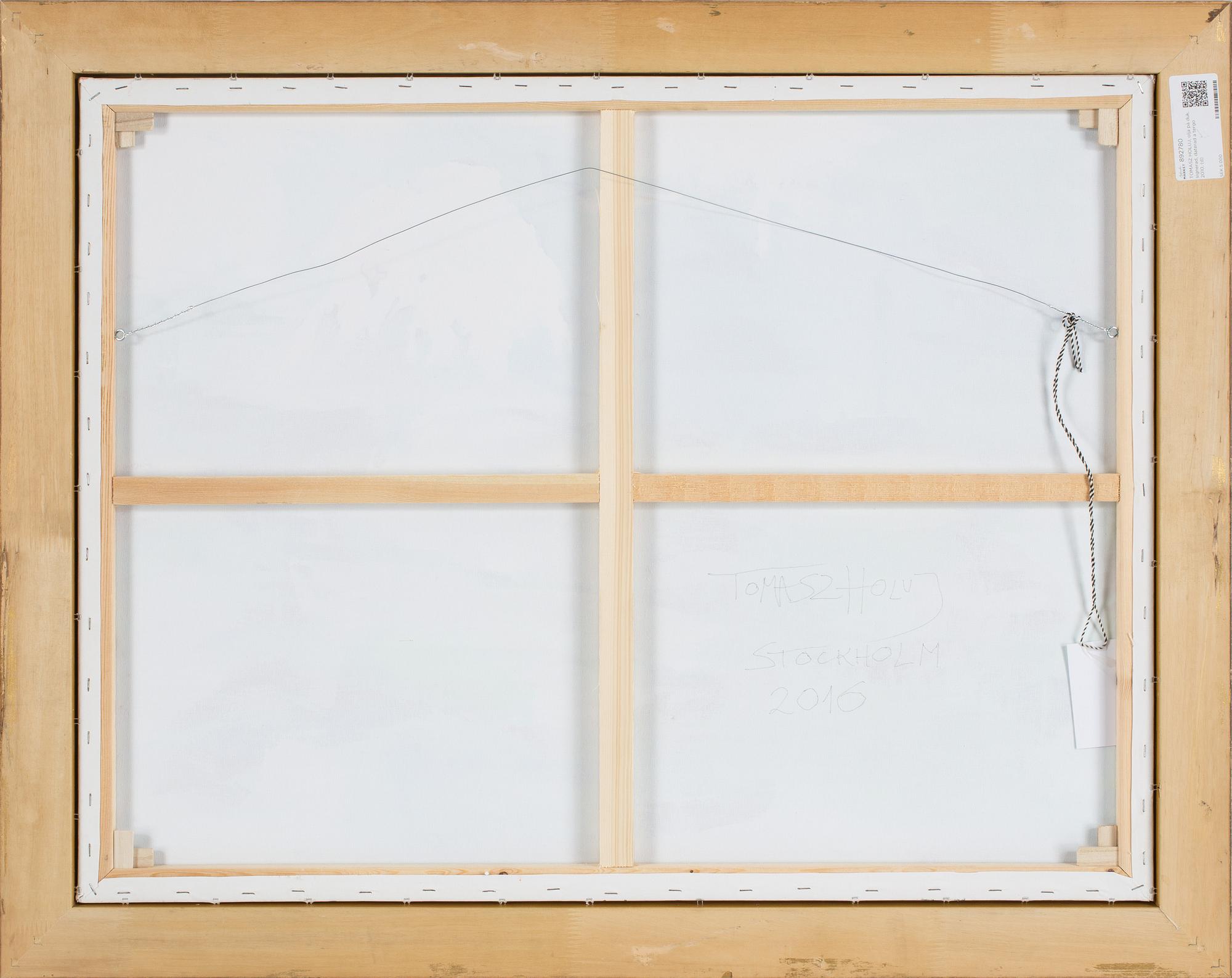 TOMASZ HOLUJ, oil on canvas, signed, dated on verso 2010.