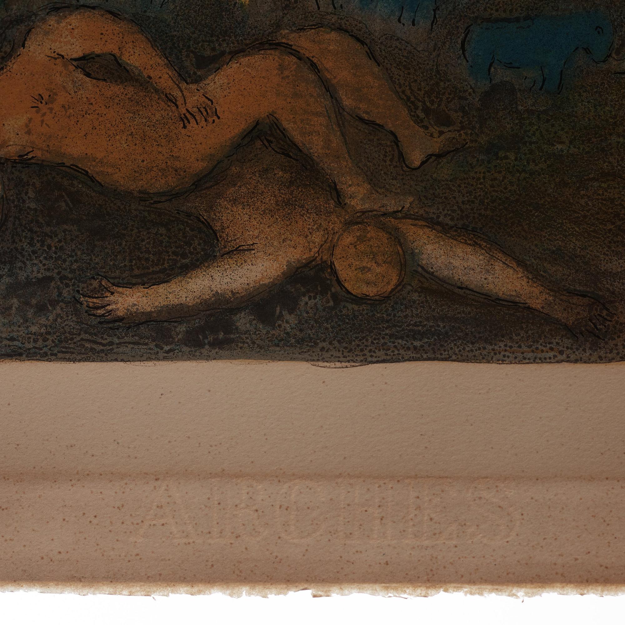 Marc Chagall, "Enlèvement de Chloé", from Daphnis et Chloé.