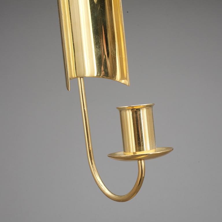 VÄGGLAMPETTER, ett par, Reflex", Pierre Forsell, Skultuna, 1900-talets andra hälft.