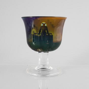 Bertil Vallien, a unique glass bowl, Kosta Boda.