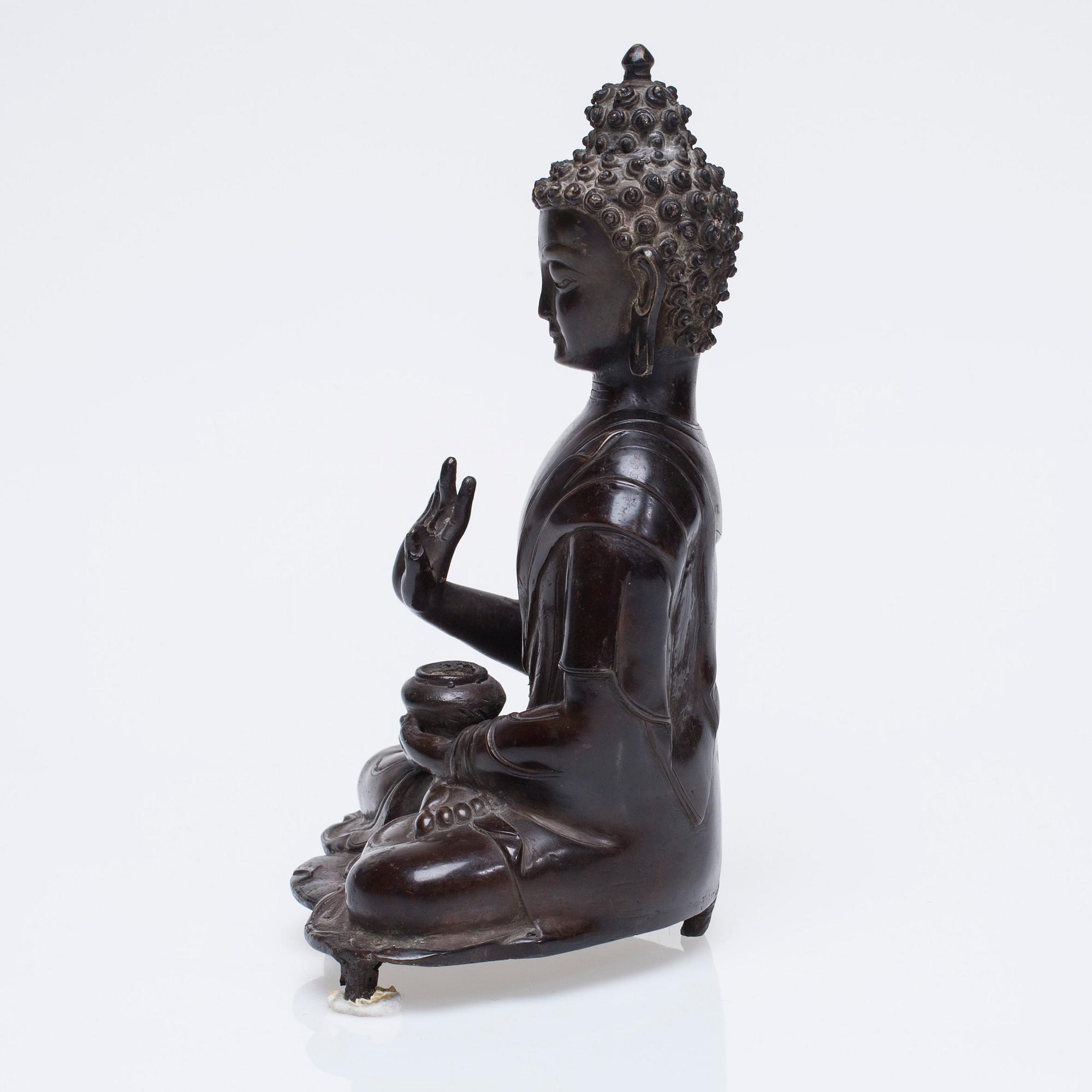 BUDDHA, brons, Kina, 1900-talets senare hälft.