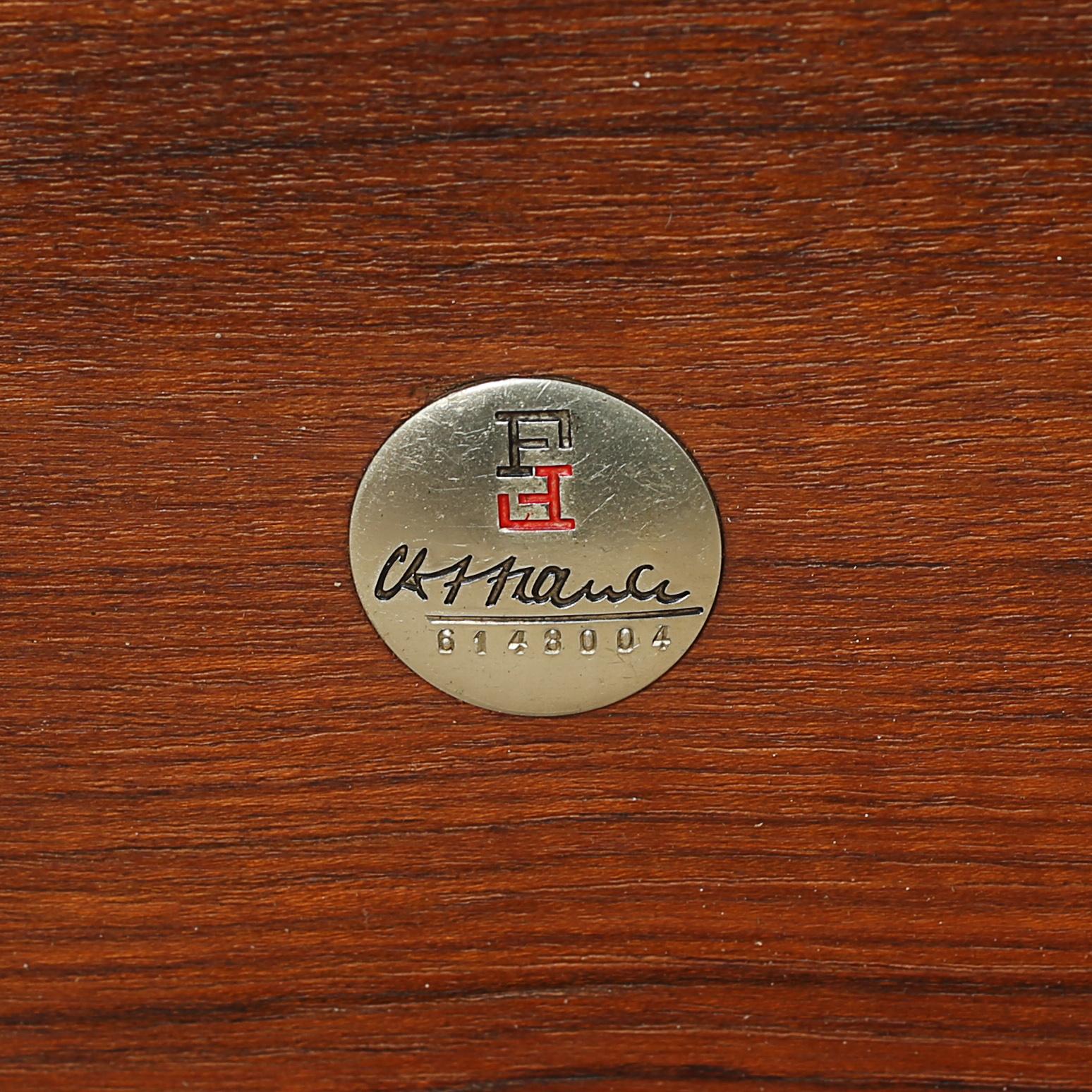 FÅTÖLJER, ett par, "Senator", Ole Wancher, för France & Son, Danmark, 1950/60-tal.