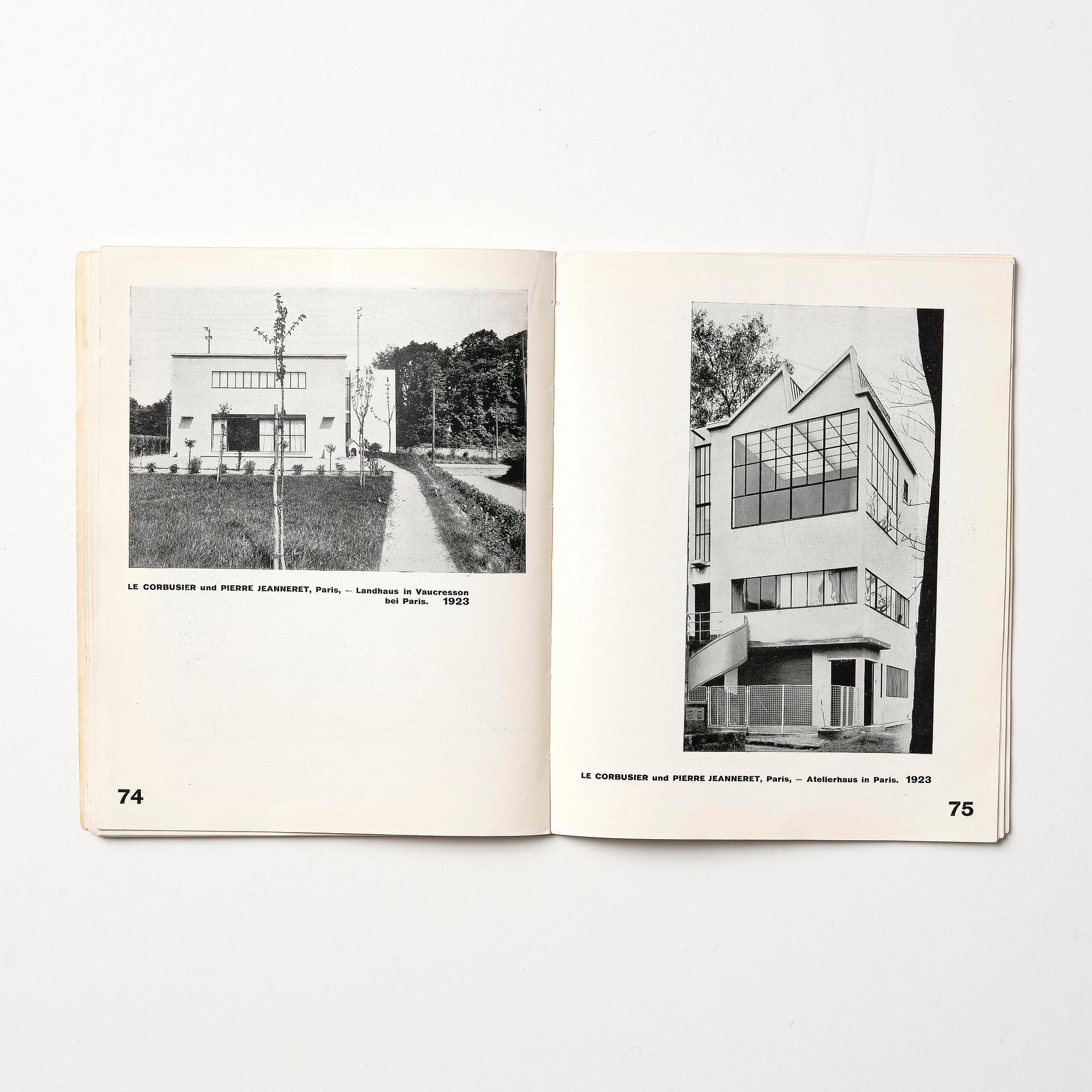 Book, Walter Gropius, "Internationale Architektur" (Bauhausbücher 1), 1927, inscribed to Gunnar Asplund.