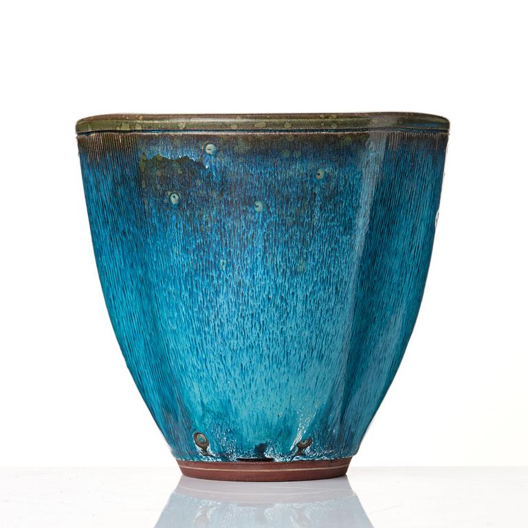 Wilhelm Kåge, a "Farsta" stoneware vase, Gustavsberg studio, Sweden 1960.