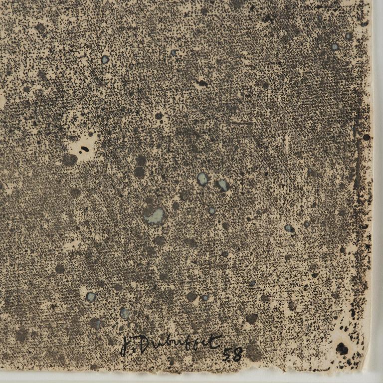 Jean Dubuffet, "Empreinte texturologique".